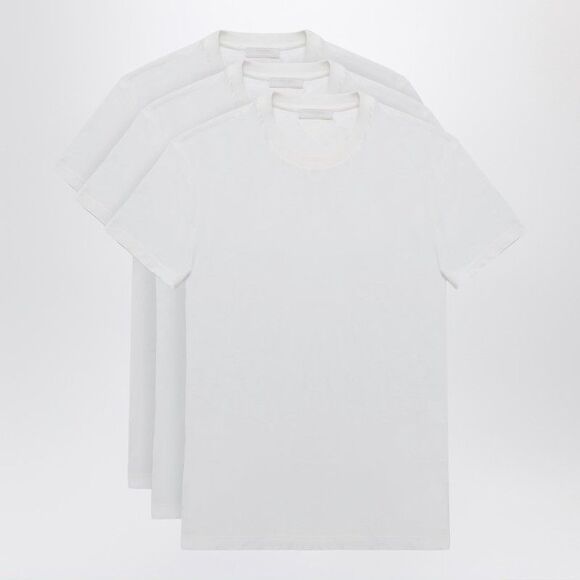 Prada Other - Prada Set Of Three White Cotton T-Shirts Men